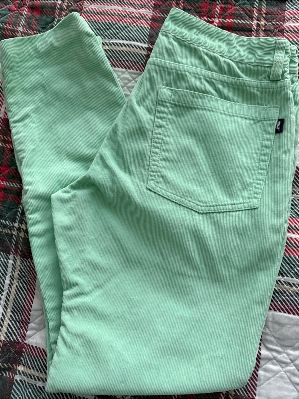 Vineyard Vines Mint Green Women's Corduroy Jeans